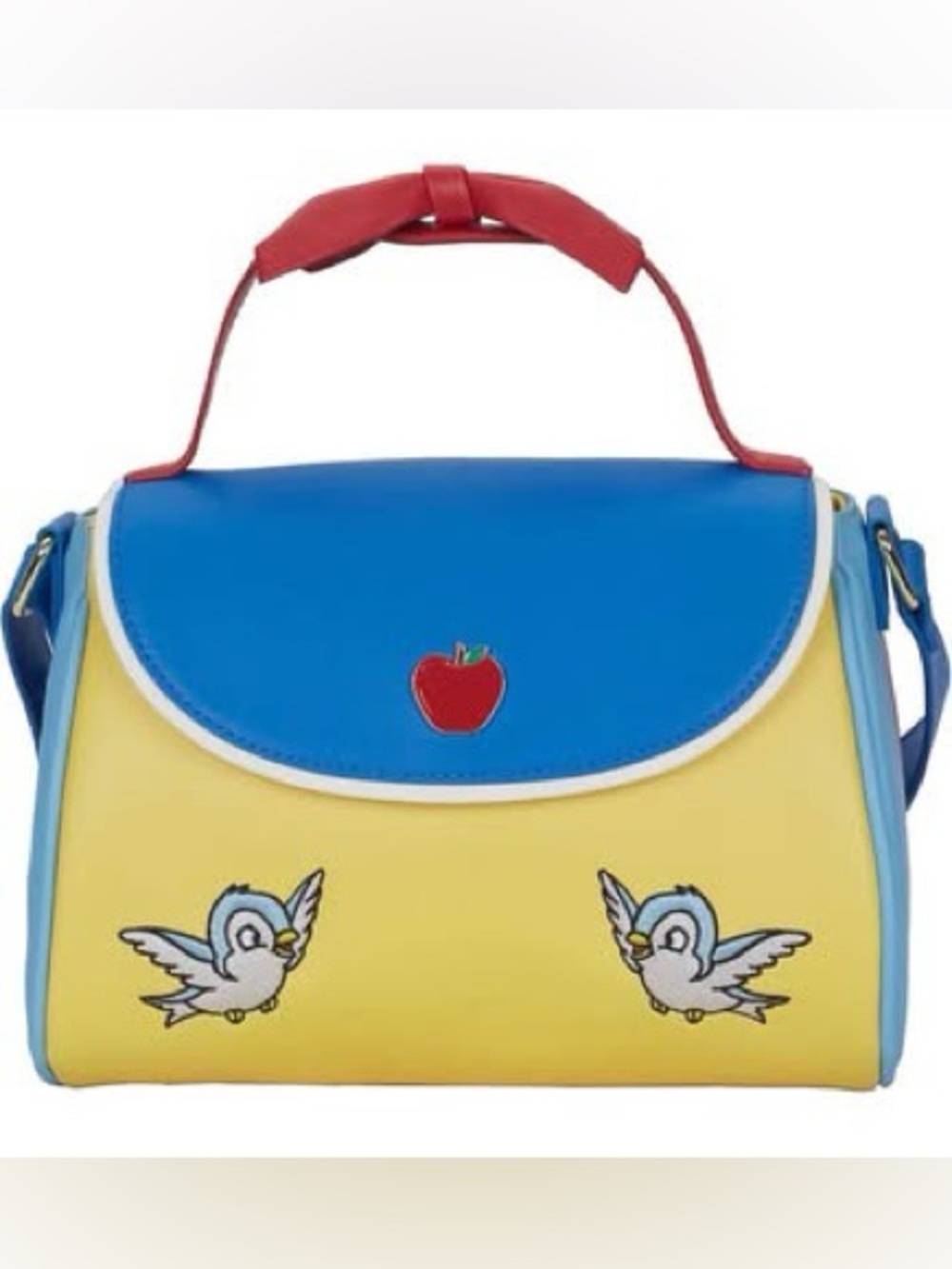 Loungefly DISNEY SNOW WHITE COSPLAY BOW HANDBAG Brand New!